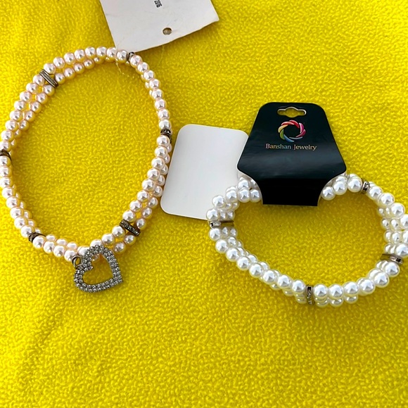 Banshan Jewelry Other - NWT Dog Pearl Necklaces